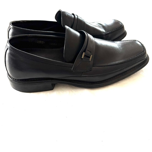 Florsheim Como Black Leather Dress Loafers SZ 11 Worn 1X main image 16